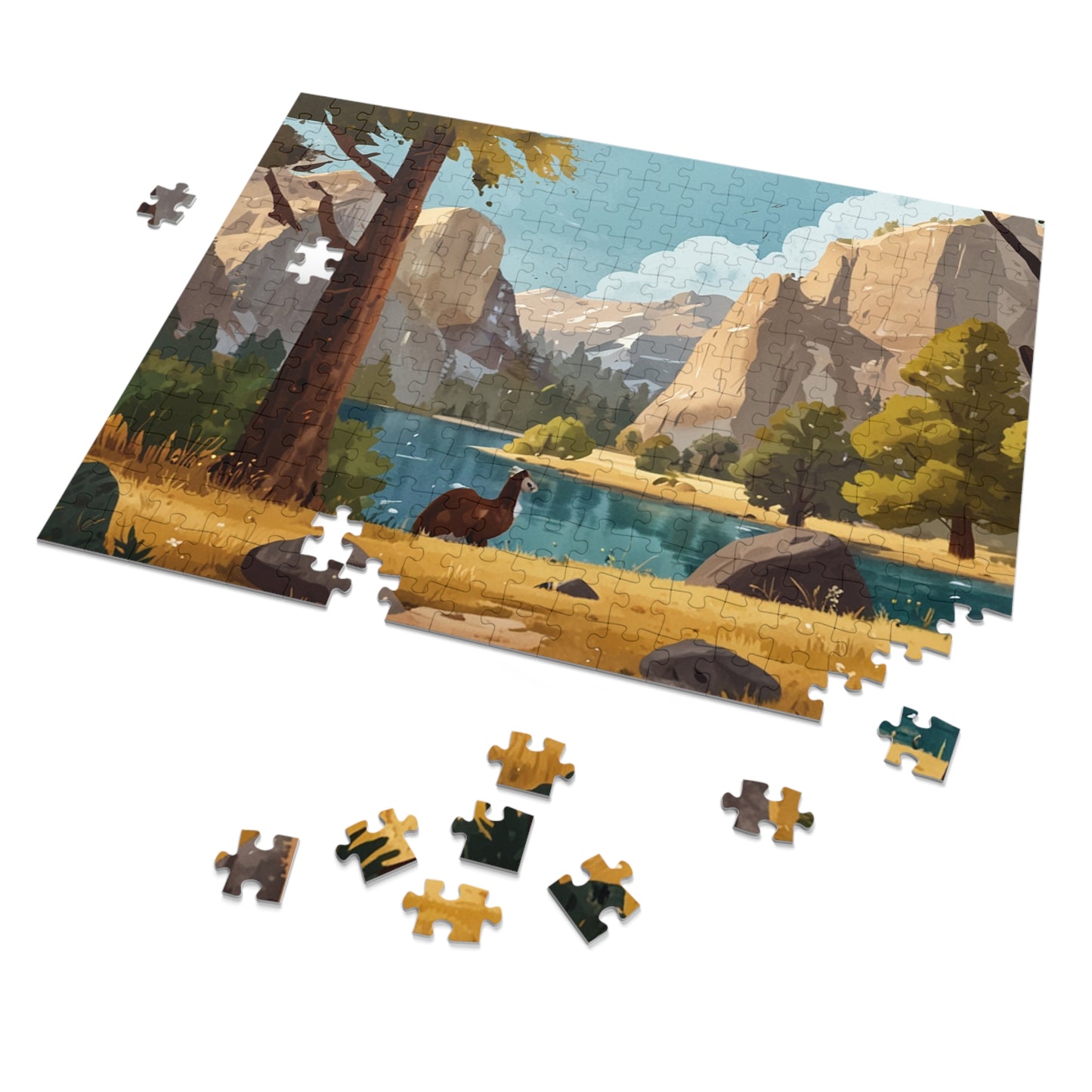 Yosemite Valley View Jigsaw Puzzle (252, 500, 1000-Piece)