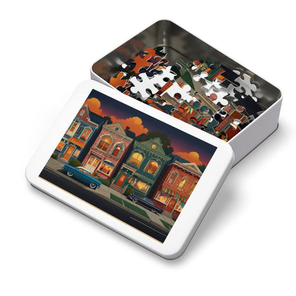 Twilight Townscape Jigsaw Puzzle (252, 500, 1000-Piece)