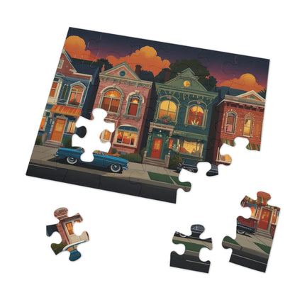 Twilight Townscape Jigsaw Puzzle (252, 500, 1000-Piece)