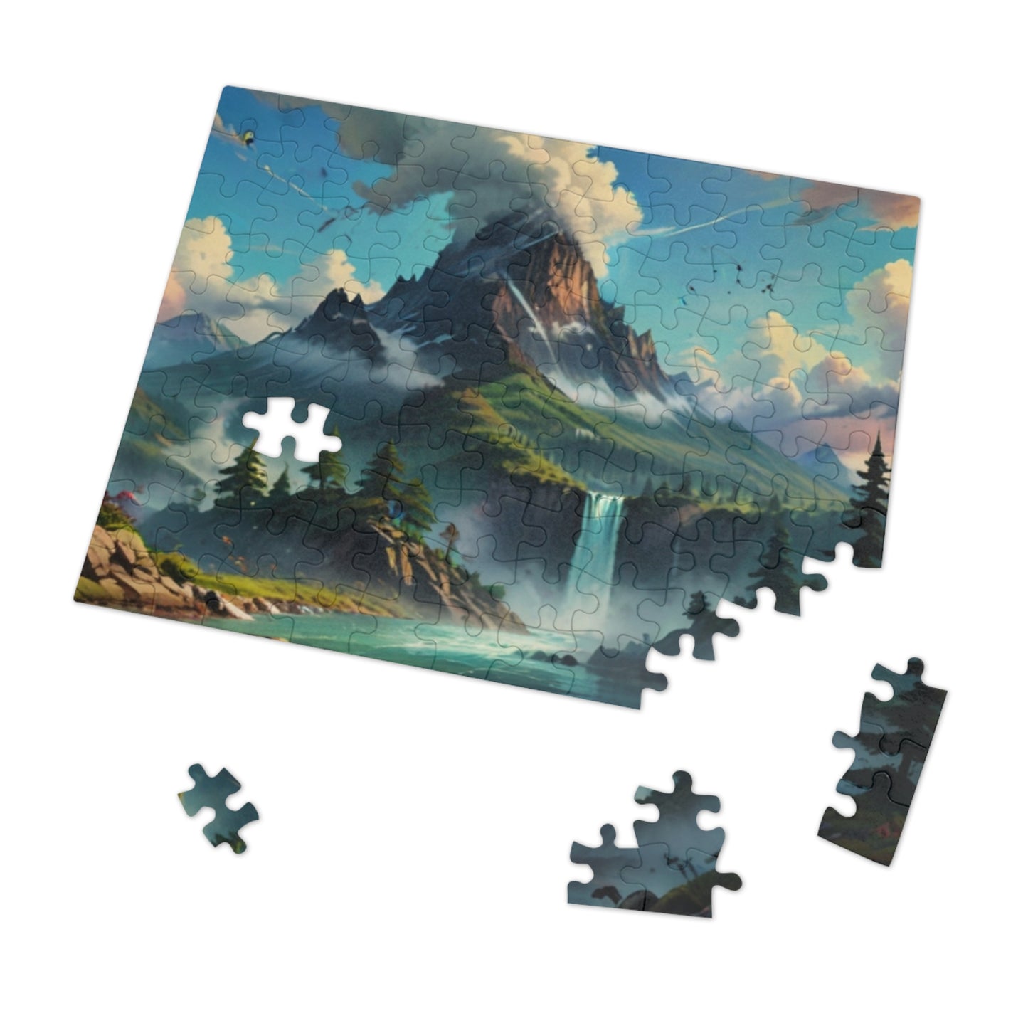 Skyfall Peaks Jigsaw Puzzle (30, 110, 252, 500, 1000-Piece)