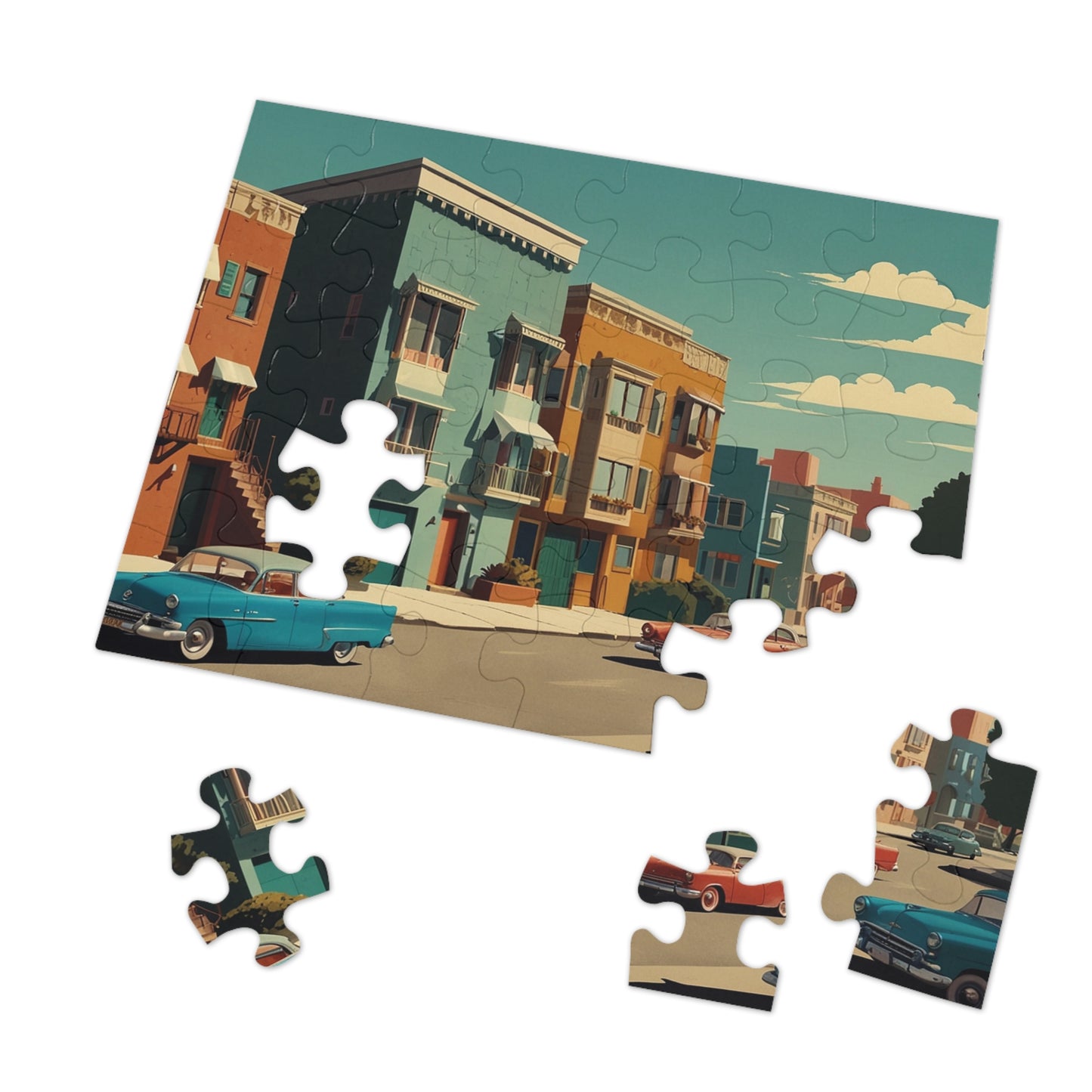 City Charm Jigsaw Puzzle (252, 500, 1000-Piece)