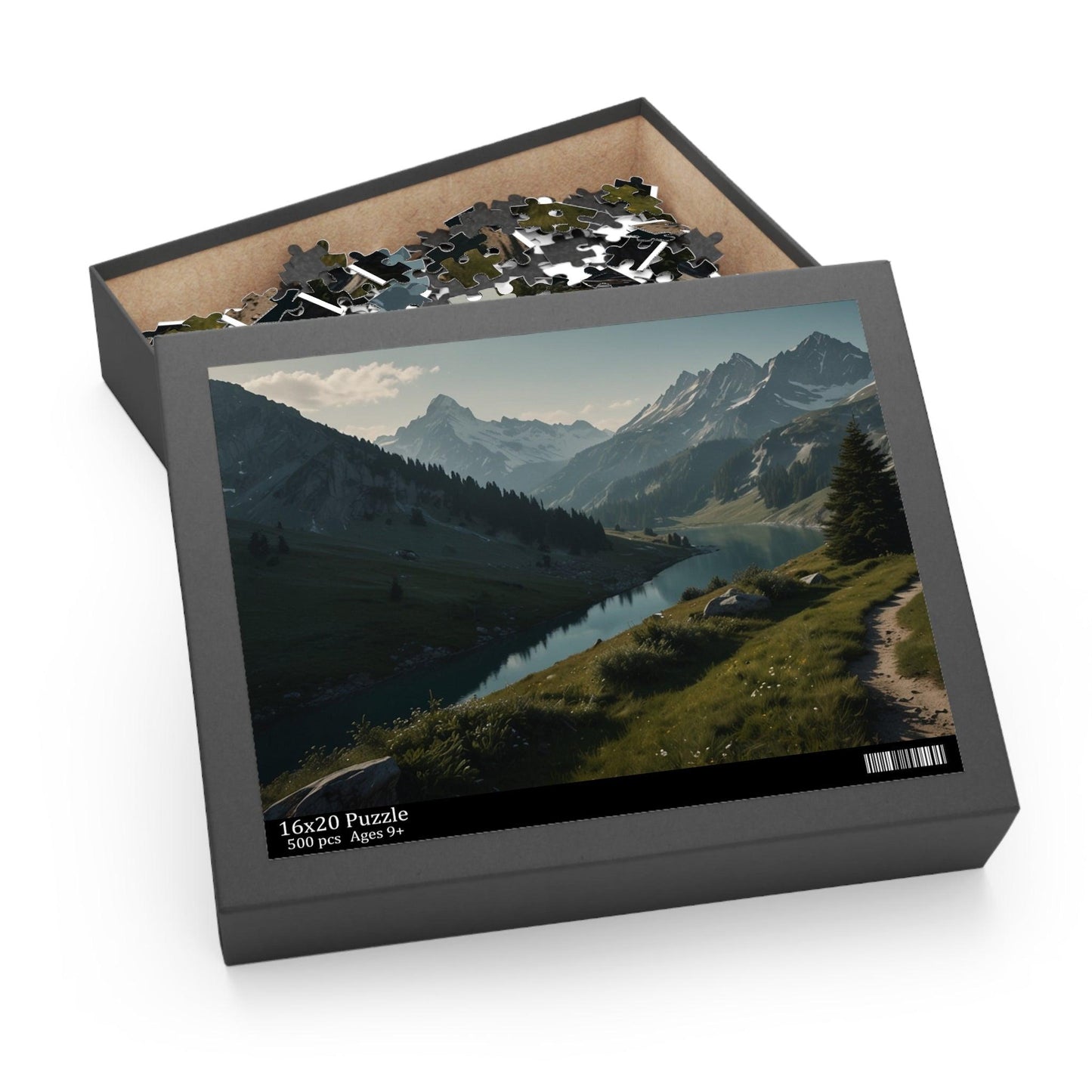 Alpine Serenity Puzzle (120, 252, 500-Piece) - Puzzlers Paradise
