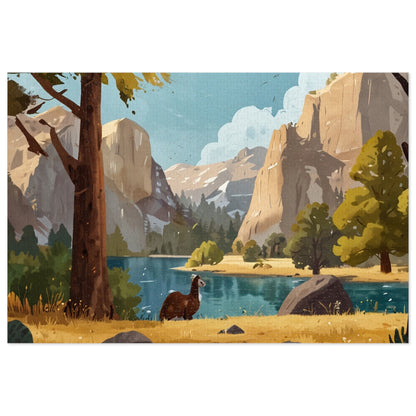 Yosemite Valley View Jigsaw Puzzle (252, 500, 1000-Piece)