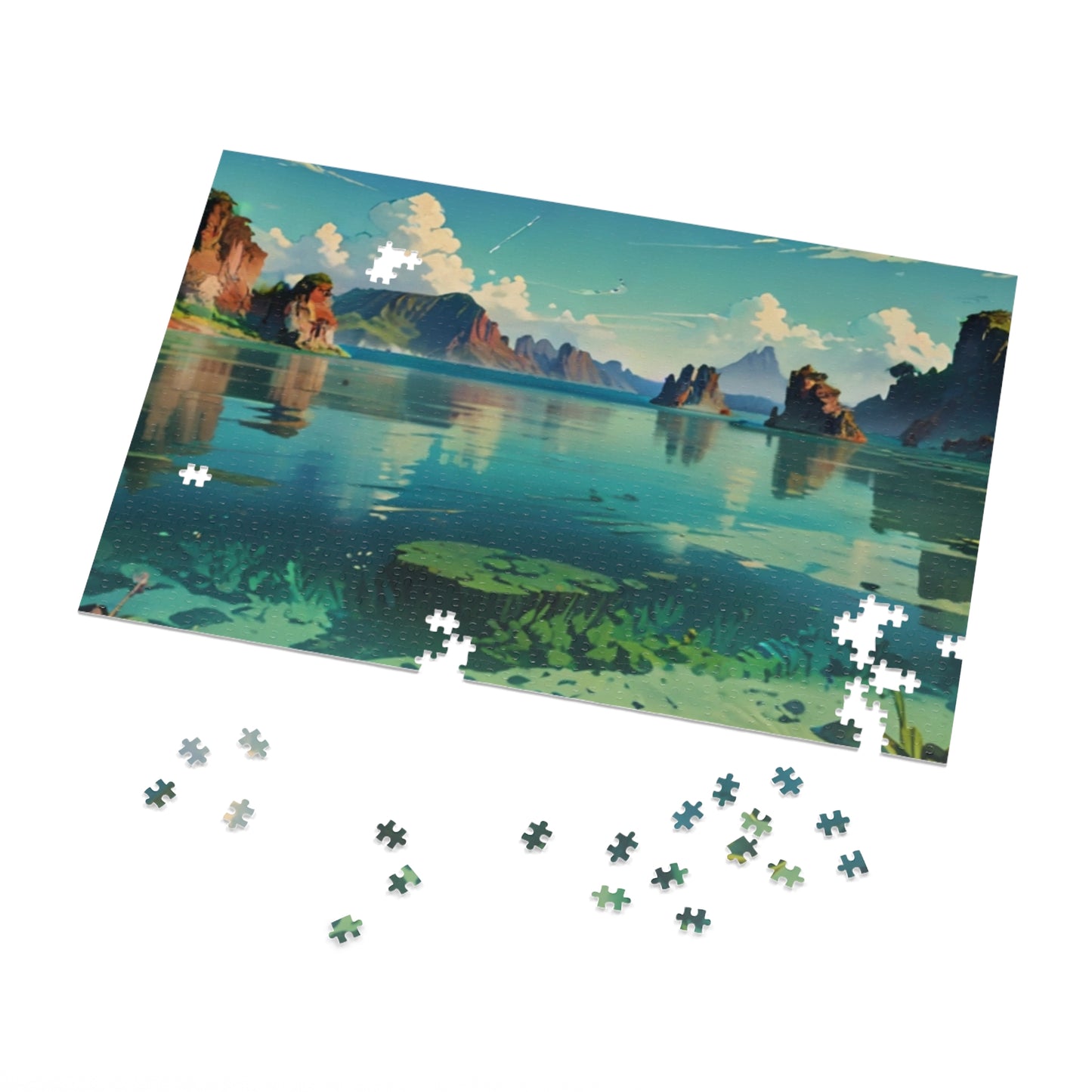 Jade Lagoon Jigsaw Puzzle (30, 110, 252, 500, 1000-Piece)