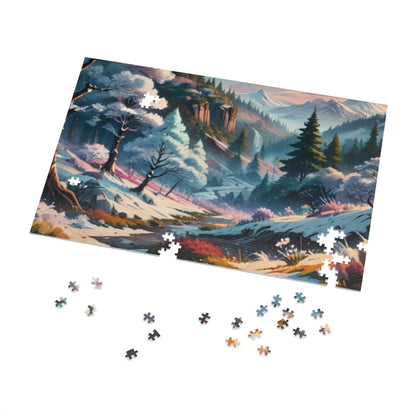 Silver Mist Valley Jigsaw Puzzle (30, 110, 252, 500, 1000-Piece)