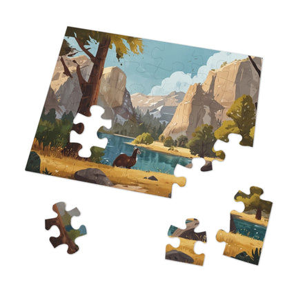 Yosemite Valley View Jigsaw Puzzle (252, 500, 1000-Piece)