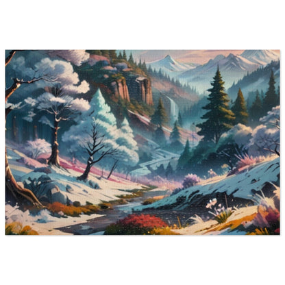 Silver Mist Valley Jigsaw Puzzle (30, 110, 252, 500, 1000-Piece)