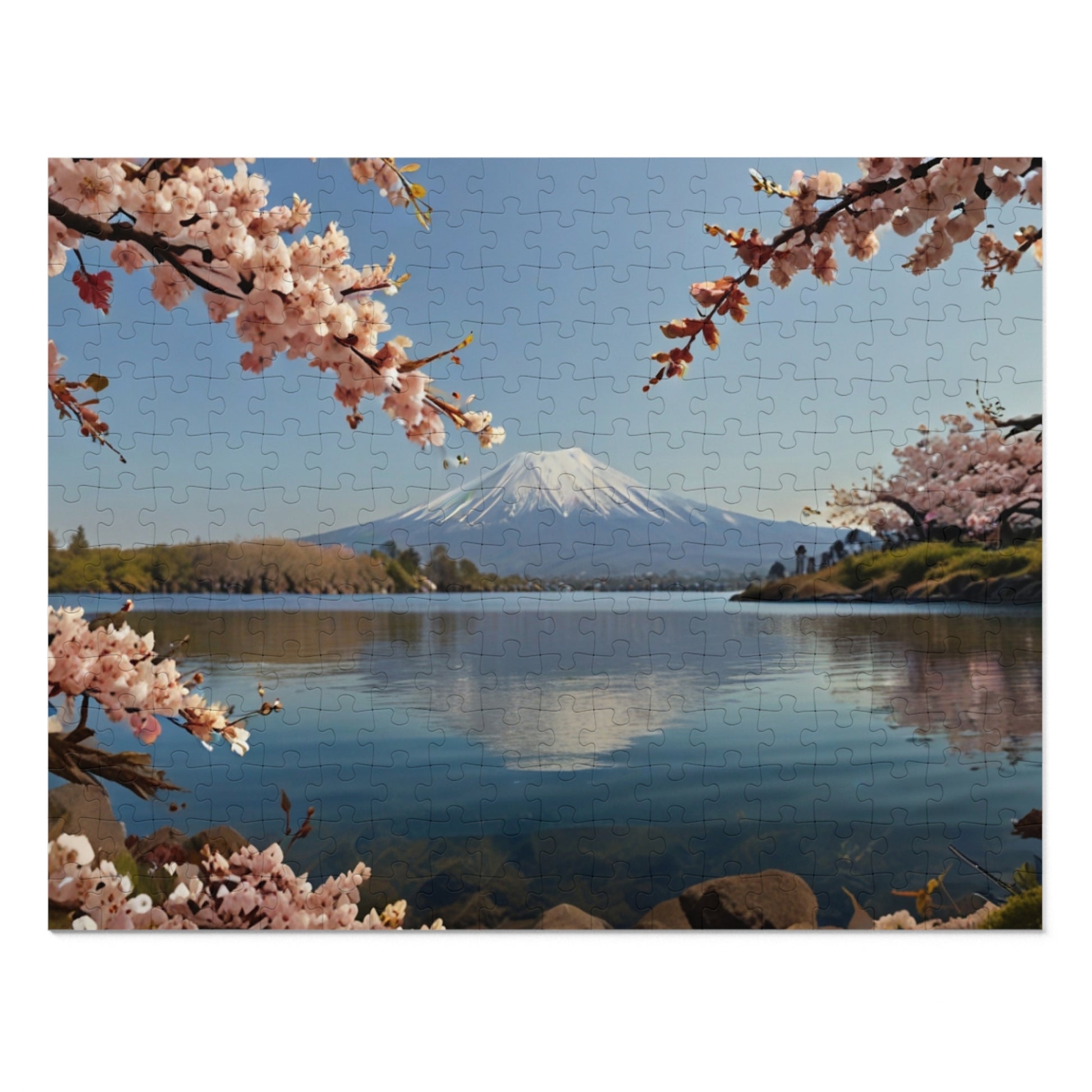 Mount Fuji Serenity Jigsaw Puzzle (252, 500, 1000-Piece) - Puzzlers Paradise