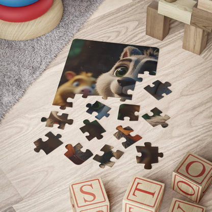 Enchanted Forest Friends Puzzle. Kids' Puzzle, 30-Piece - Puzzlers Paradise