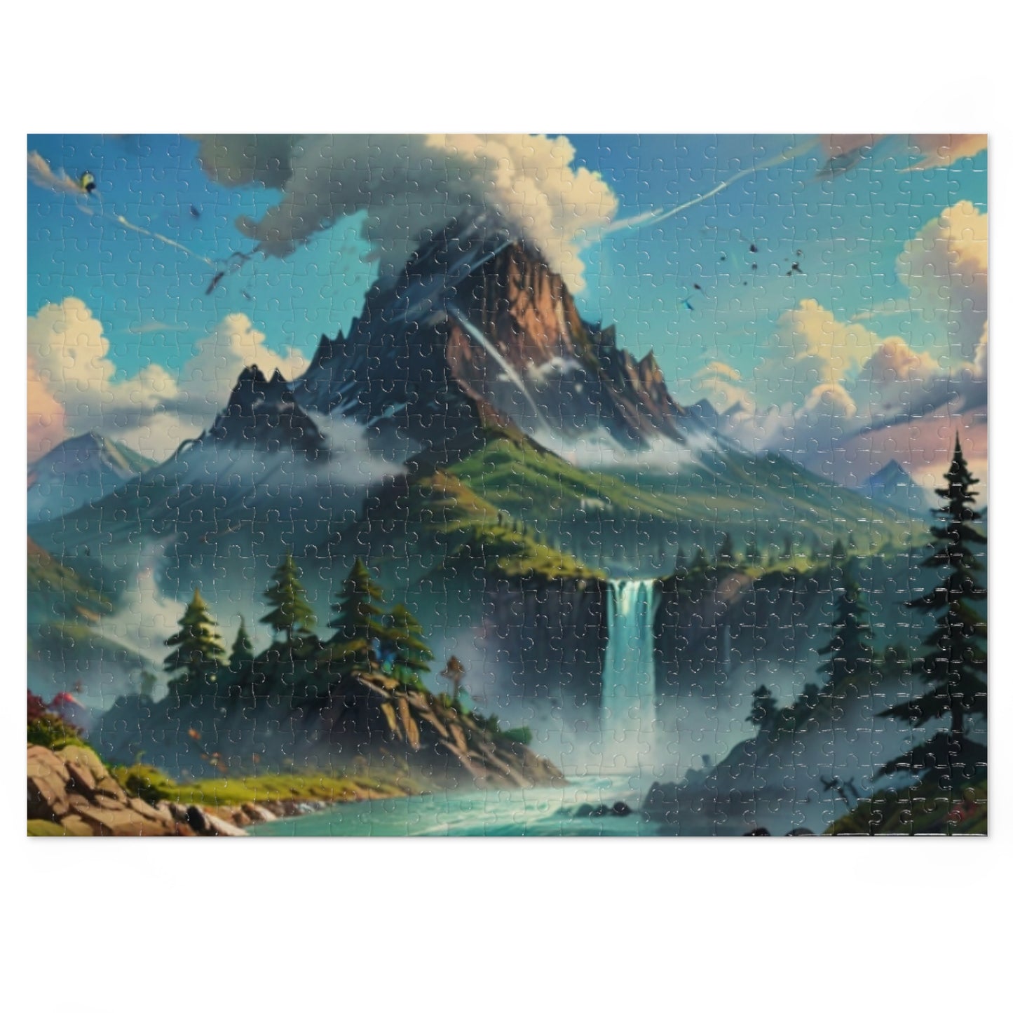 Skyfall Peaks Jigsaw Puzzle (30, 110, 252, 500, 1000-Piece)