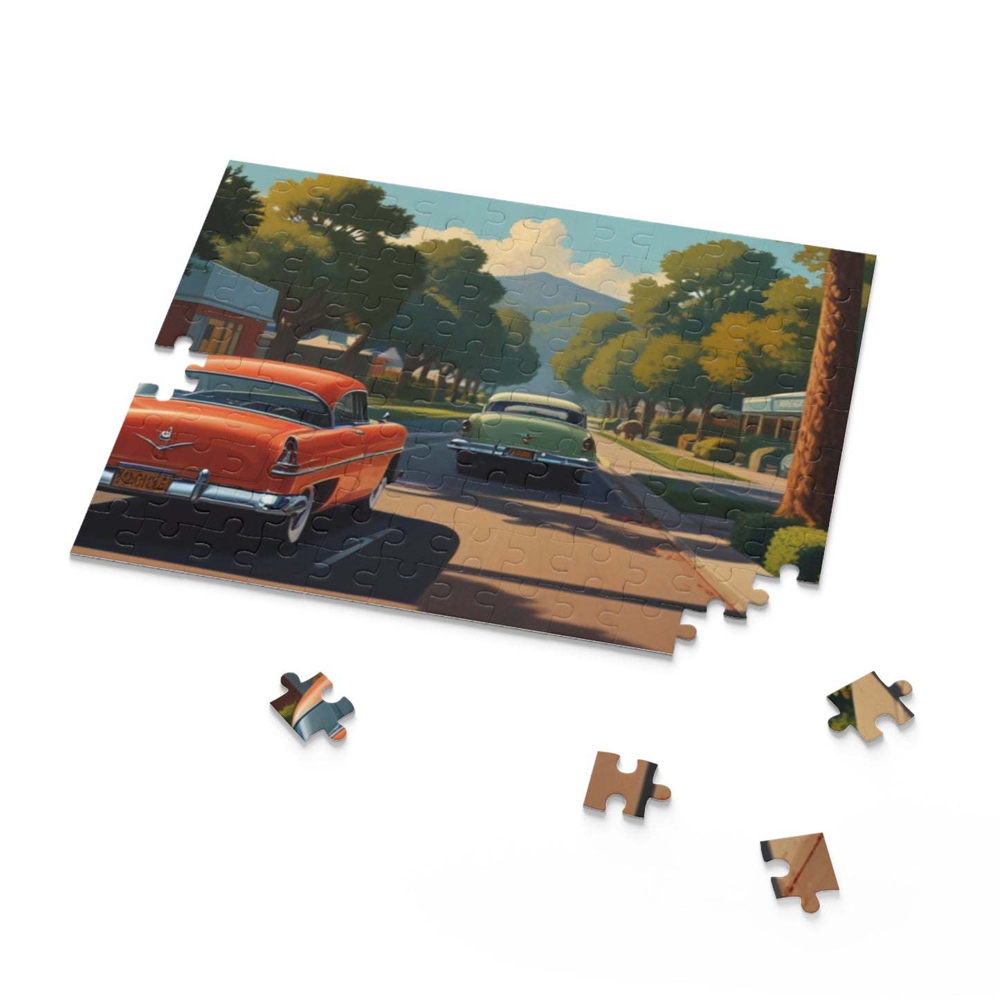 Americana Avenue Jigsaw Puzzle (120, 252, 500-Piece)