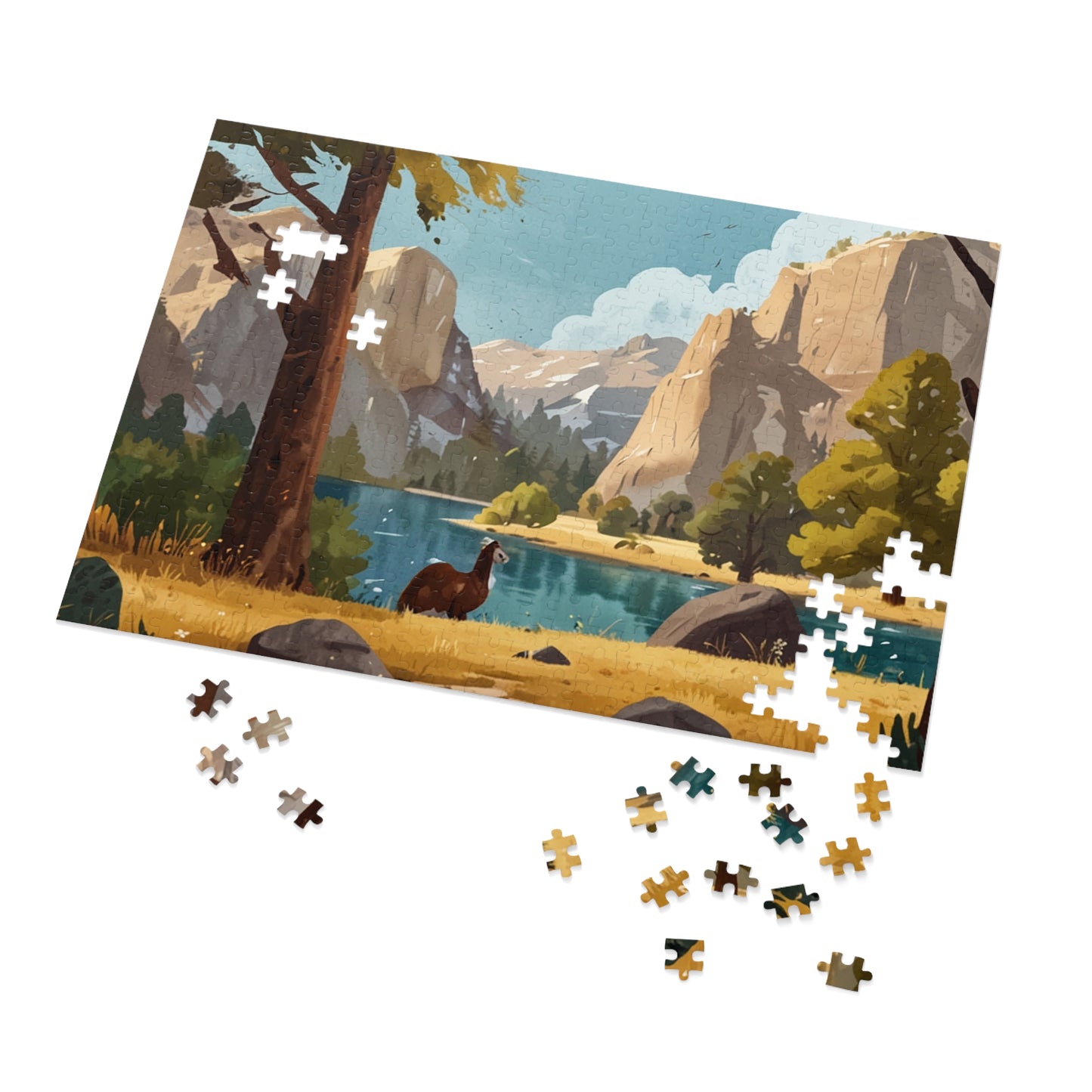 Yosemite Valley View Jigsaw Puzzle (252, 500, 1000-Piece)