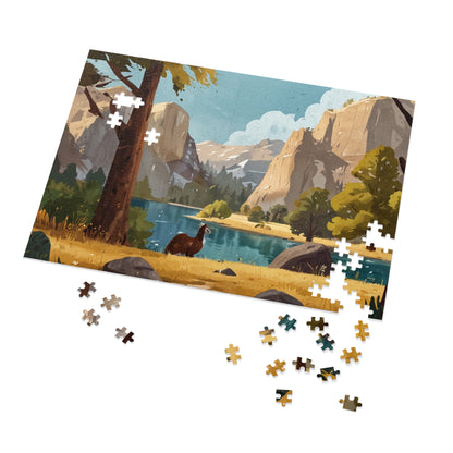 Yosemite Valley View Jigsaw Puzzle (252, 500, 1000-Piece)