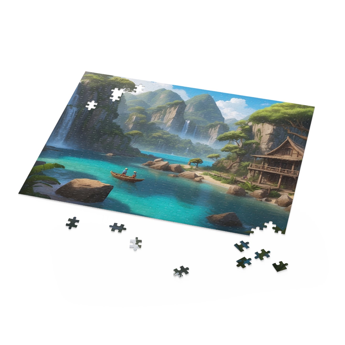 Paradise Falls Jigsaw Puzzle (120, 252, 500-Piece) - Puzzlers Paradise