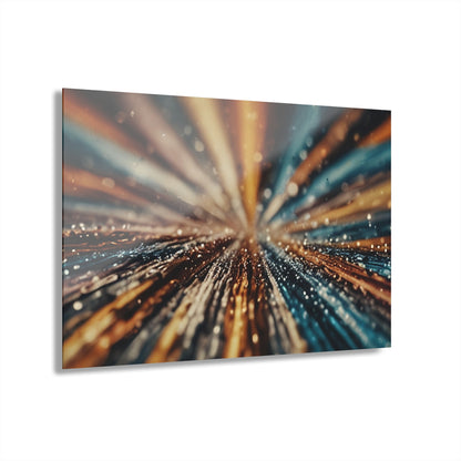 Chromatic Genesis: Premium Acrylic Wall Art Prints (French Cleat Hanging)  Puzzlers Paradise