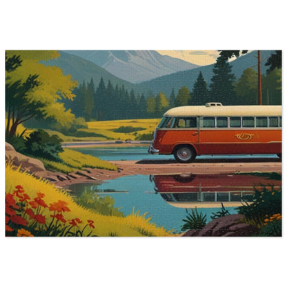 Mountain Reflections Van Jigsaw Puzzle (252, 500, 1000-Piece)