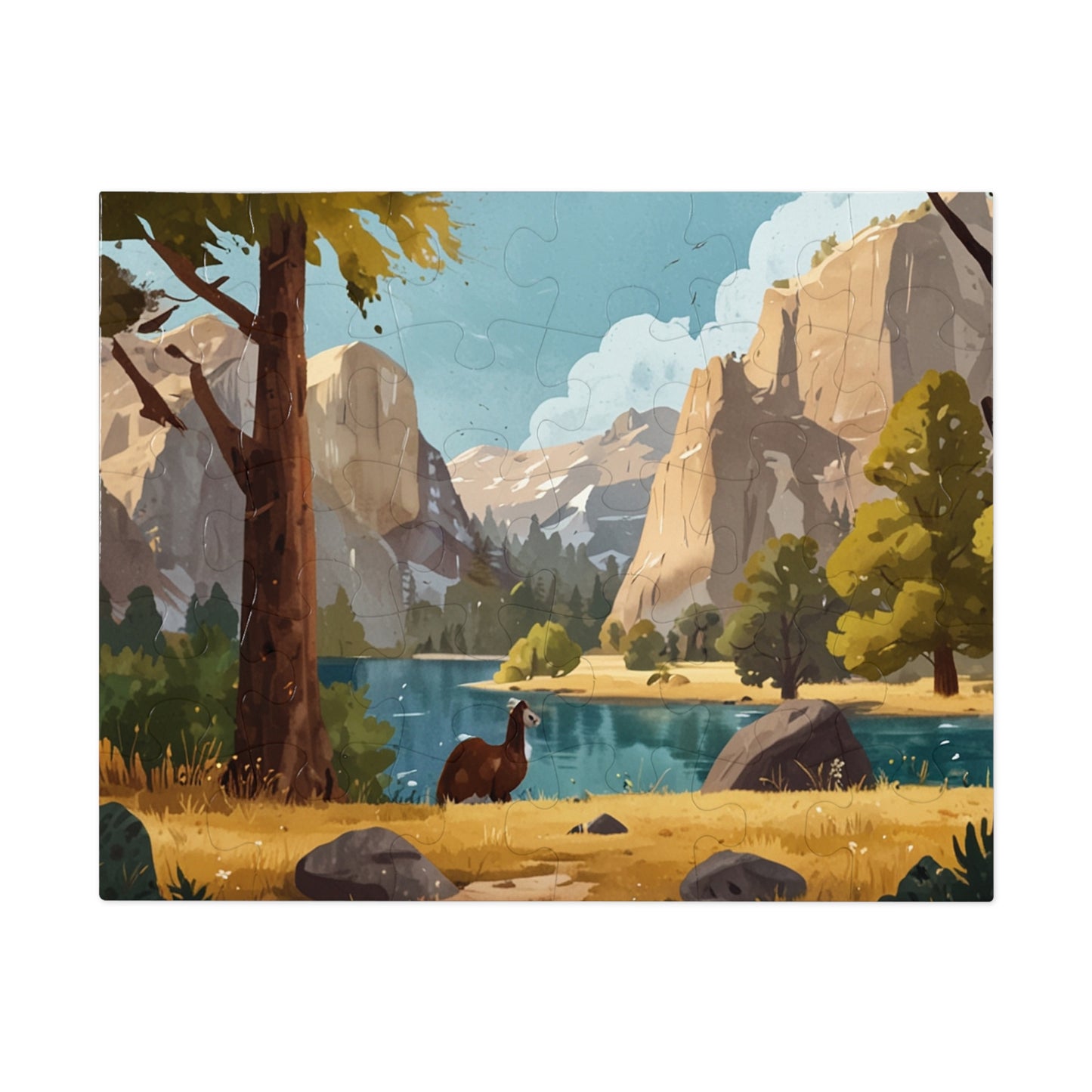 Yosemite Valley View Jigsaw Puzzle (252, 500, 1000-Piece)