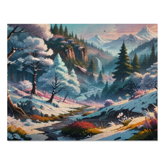 Silver Mist Valley Jigsaw Puzzle (30, 110, 252, 500, 1000-Piece)