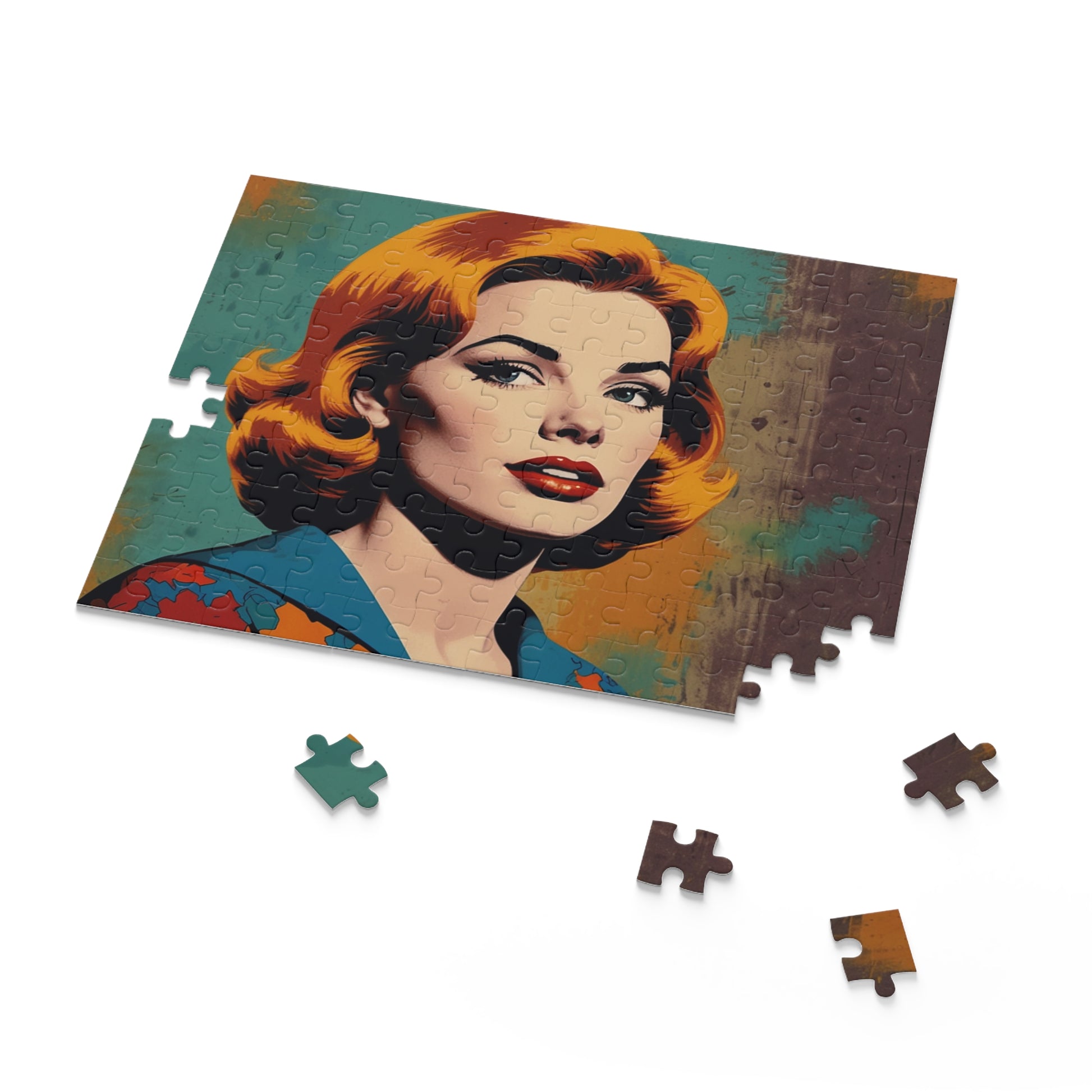 Retro Radiance Jigsaw Puzzle (120, 252, 500-Piece) - Puzzlers Paradise