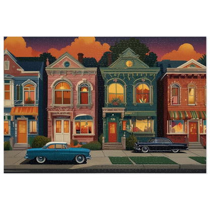 Twilight Townscape Jigsaw Puzzle (252, 500, 1000-Piece)