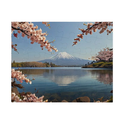 Mount Fuji Serenity Jigsaw Puzzle (252, 500, 1000-Piece) - Puzzlers Paradise