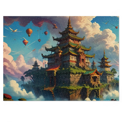 Floating Temples Jigsaw Puzzle (30, 110, 252, 500, 1000-Piece)