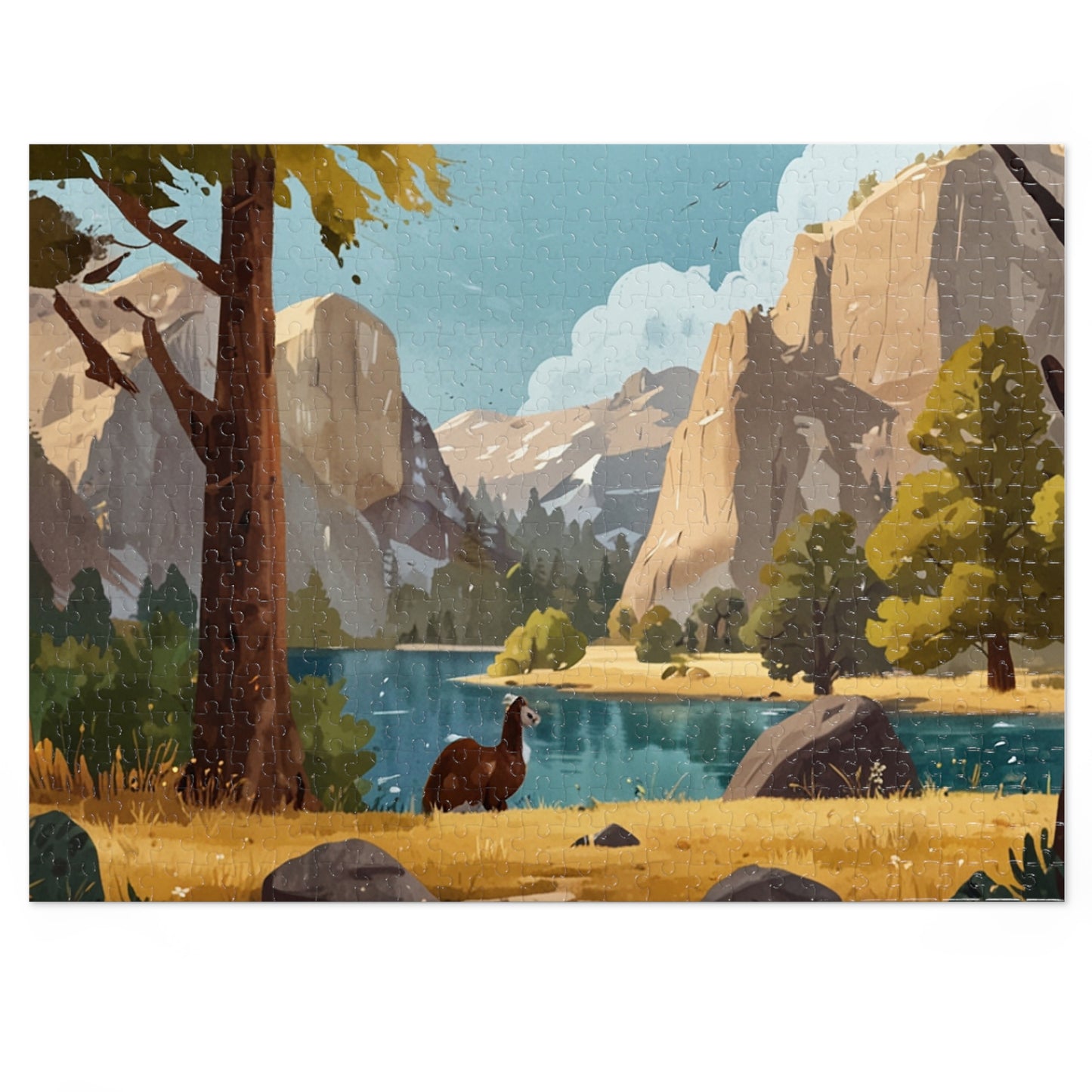 Yosemite Valley View Jigsaw Puzzle (252, 500, 1000-Piece)