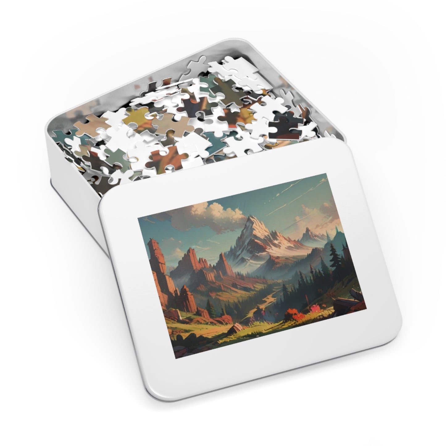 Echoing Mountains Jigsaw Puzzle (30, 110, 252, 500, 1000-Piece)