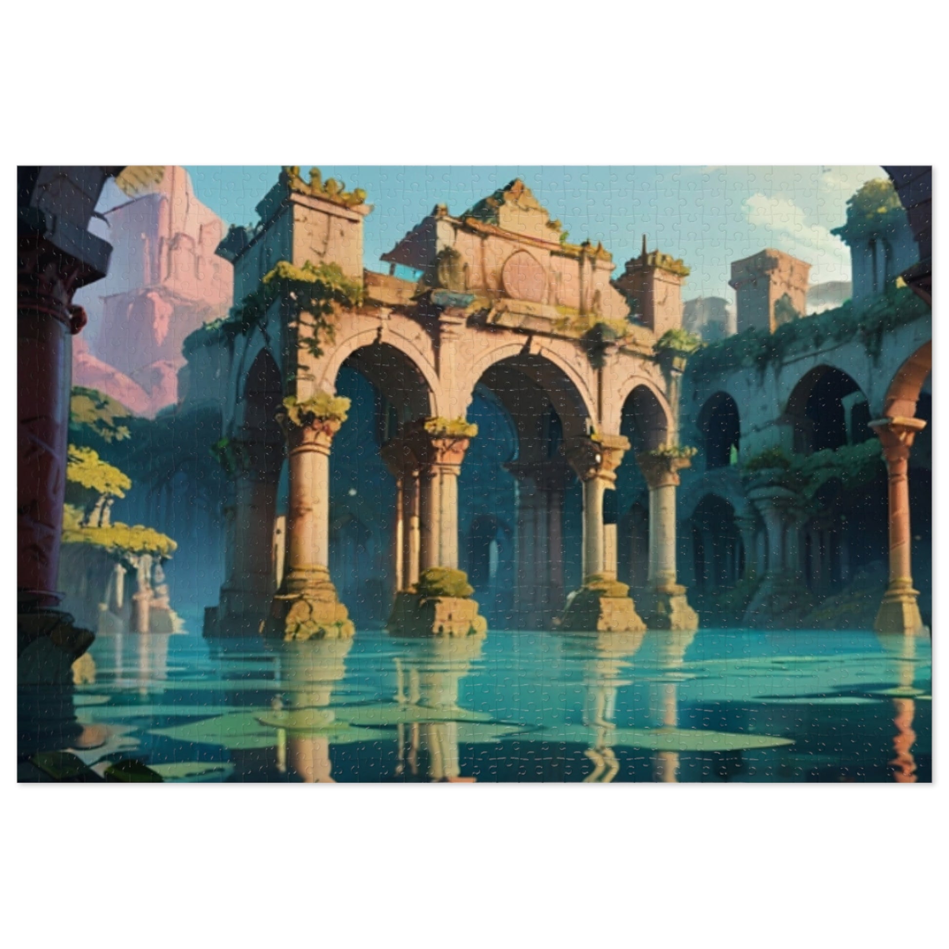 Sunken Palace Jigsaw Puzzle (30, 110, 252, 500, 1000-Piece) - Puzzlers Paradise