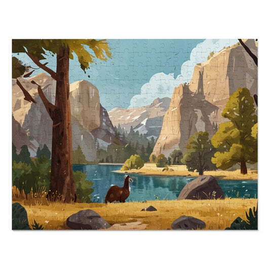 Yosemite Valley View Jigsaw Puzzle (252, 500, 1000-Piece)