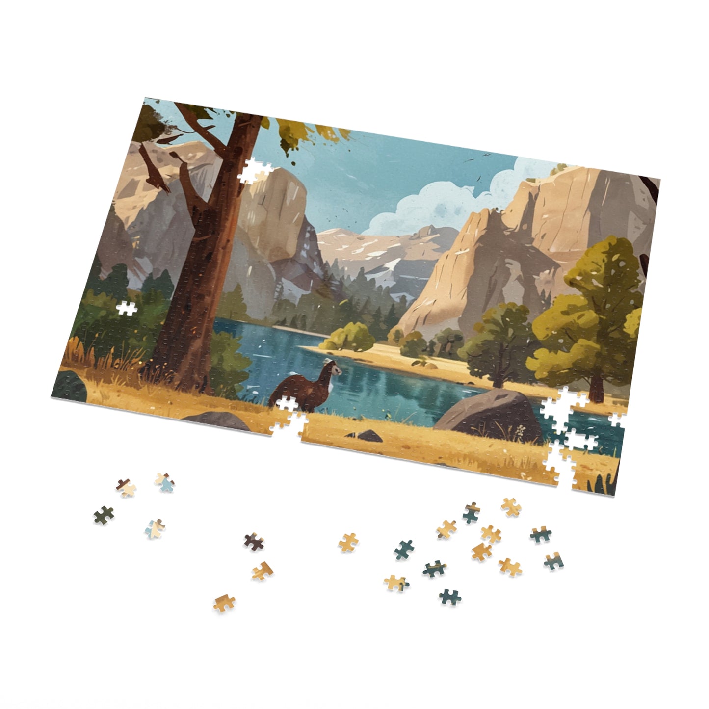 Yosemite Valley View Jigsaw Puzzle (252, 500, 1000-Piece)