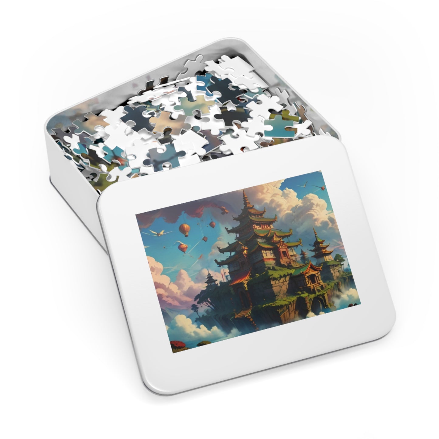 Floating Temples Jigsaw Puzzle (30, 110, 252, 500, 1000-Piece)