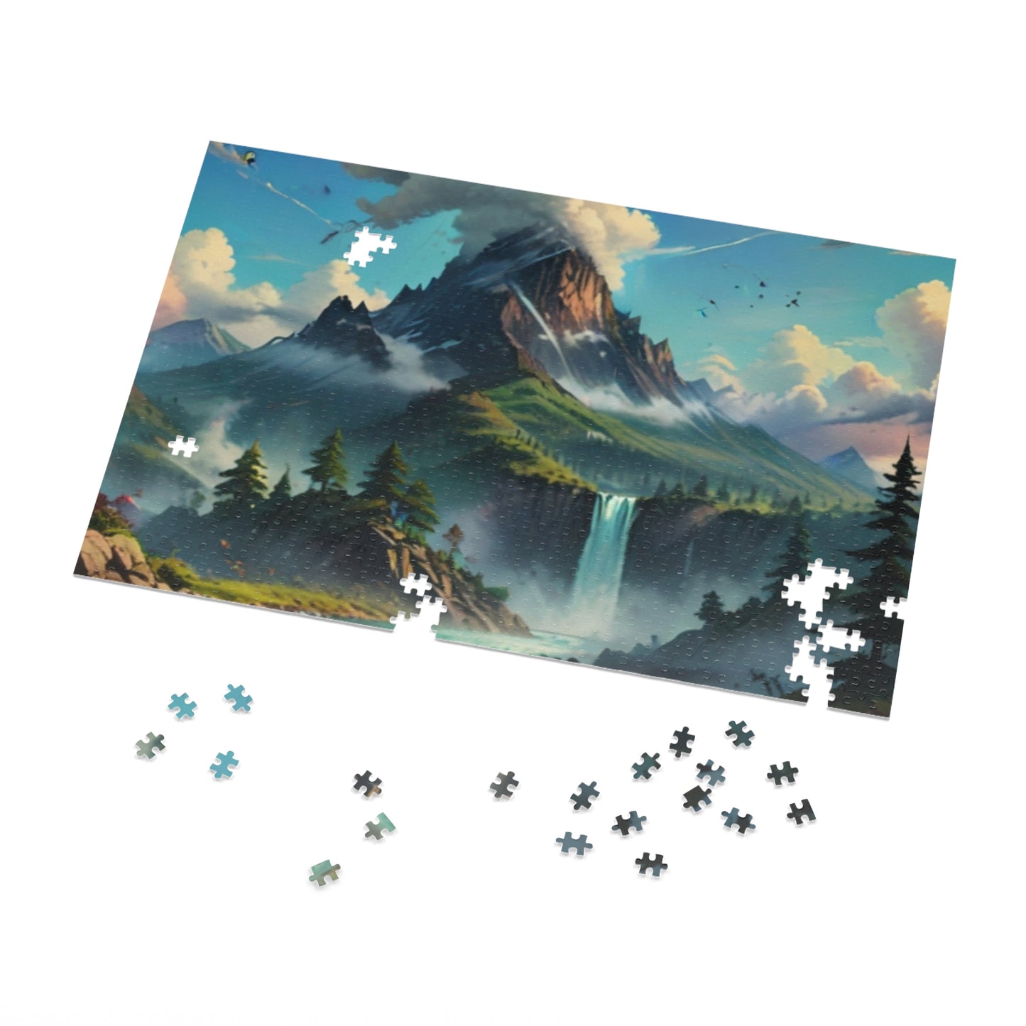 Skyfall Peaks Jigsaw Puzzle (30, 110, 252, 500, 1000-Piece)