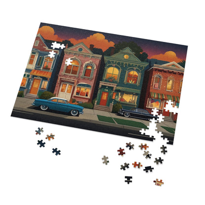 Twilight Townscape Jigsaw Puzzle (252, 500, 1000-Piece)