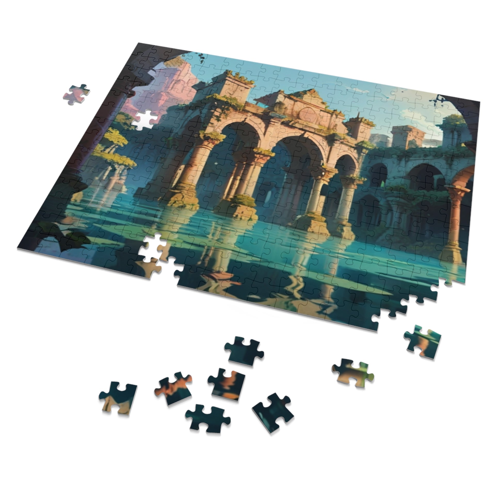 Sunken Palace Jigsaw Puzzle (30, 110, 252, 500, 1000-Piece) - Puzzlers Paradise