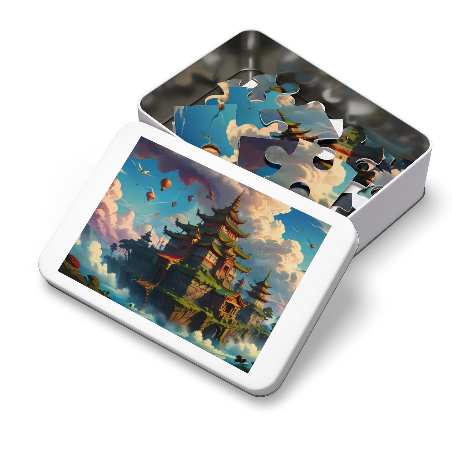 Floating Temples Jigsaw Puzzle (30, 110, 252, 500, 1000-Piece)