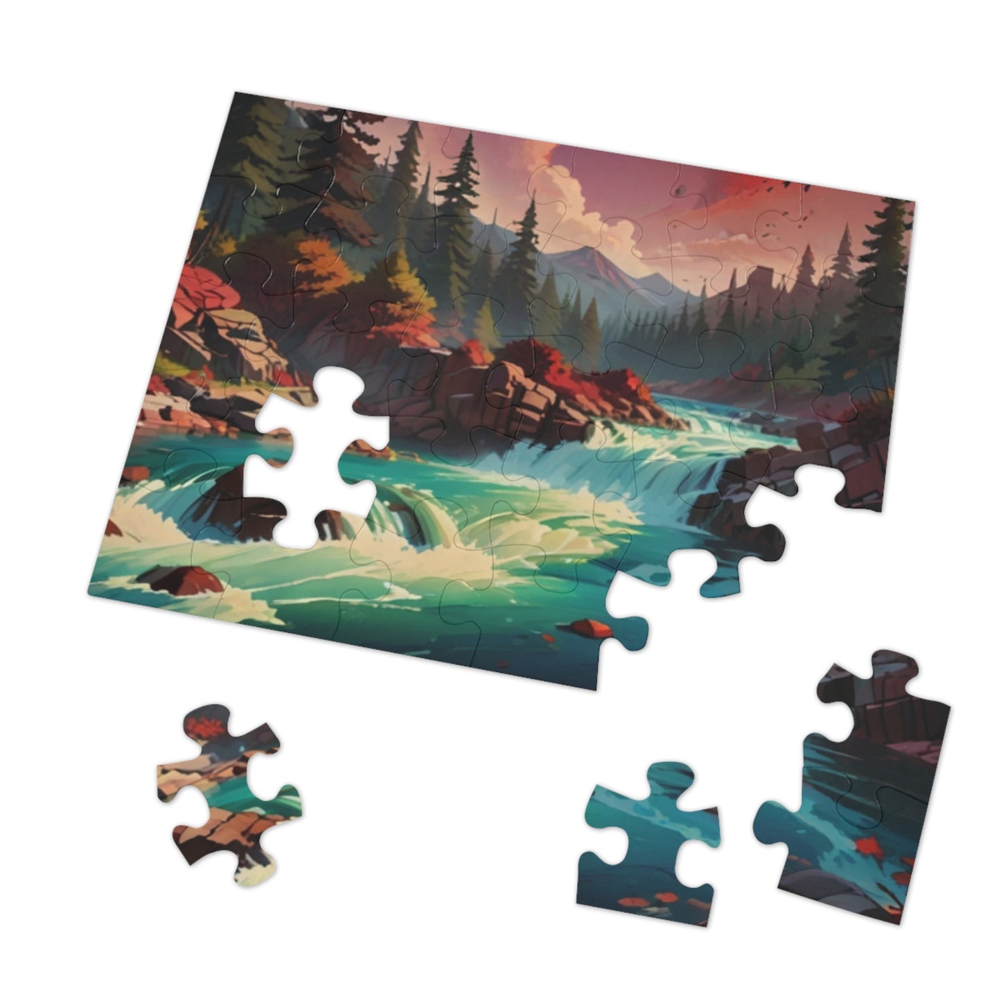 Ruby Rapids Jigsaw Puzzle (30, 110, 252, 500, 1000-Piece)