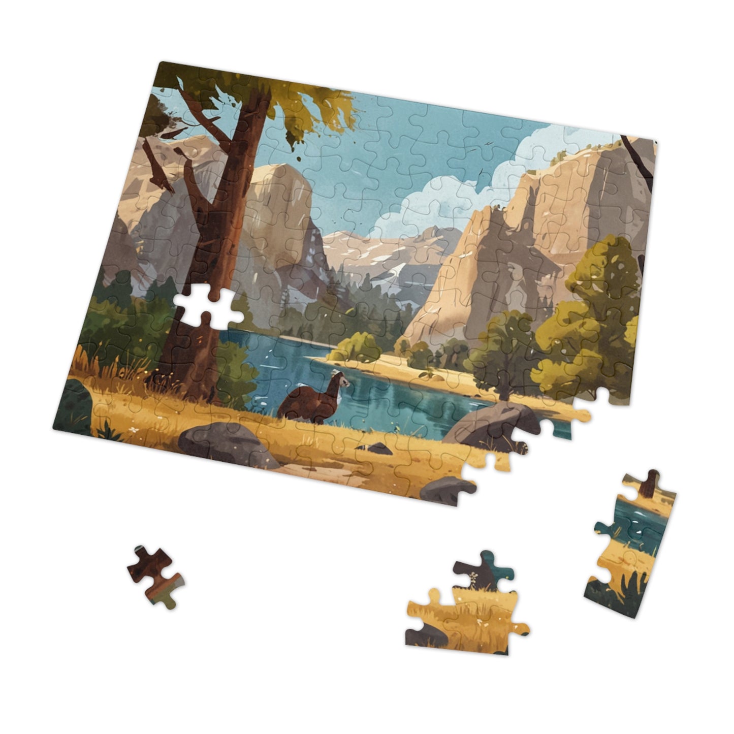 Yosemite Valley View Jigsaw Puzzle (252, 500, 1000-Piece)