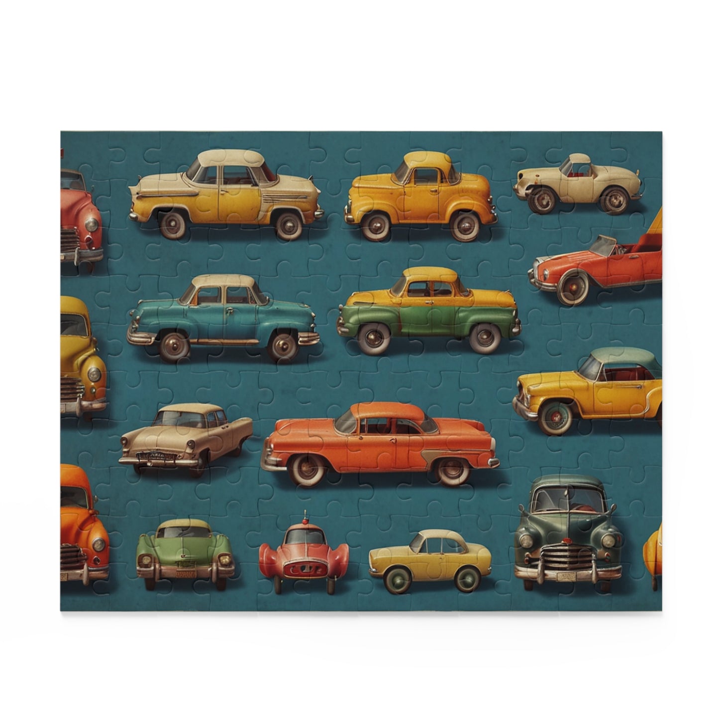 Auto Show Antiques Jigsaw Puzzle (120, 252, 500-Piece) - Puzzlers Paradise