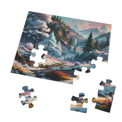 Silver Mist Valley Jigsaw Puzzle (30, 110, 252, 500, 1000-Piece)