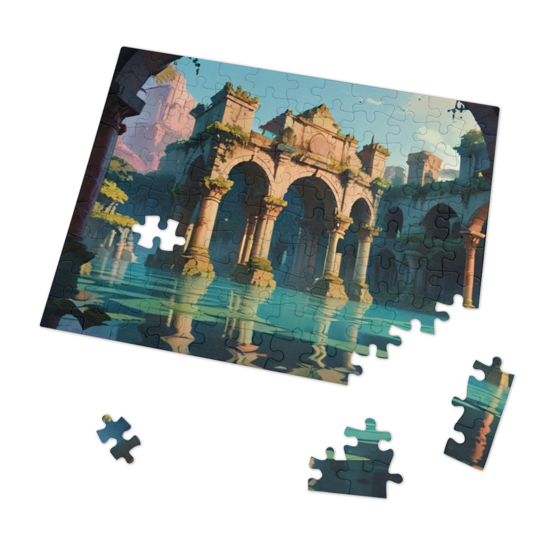 Sunken Palace Jigsaw Puzzle (30, 110, 252, 500, 1000-Piece) - Puzzlers Paradise