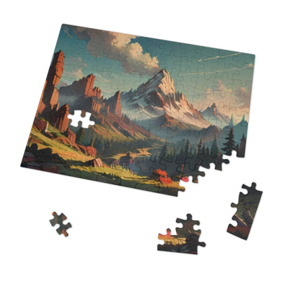 Echoing Mountains Jigsaw Puzzle (30, 110, 252, 500, 1000-Piece)