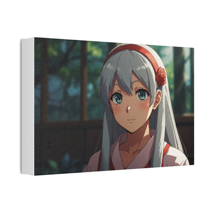 Glimpse of Serenity: Anime Character Canvas Stretched, 1.5''  Puzzlers Paradise