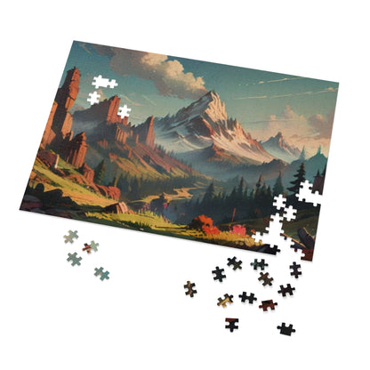 Echoing Mountains Jigsaw Puzzle (30, 110, 252, 500, 1000-Piece)