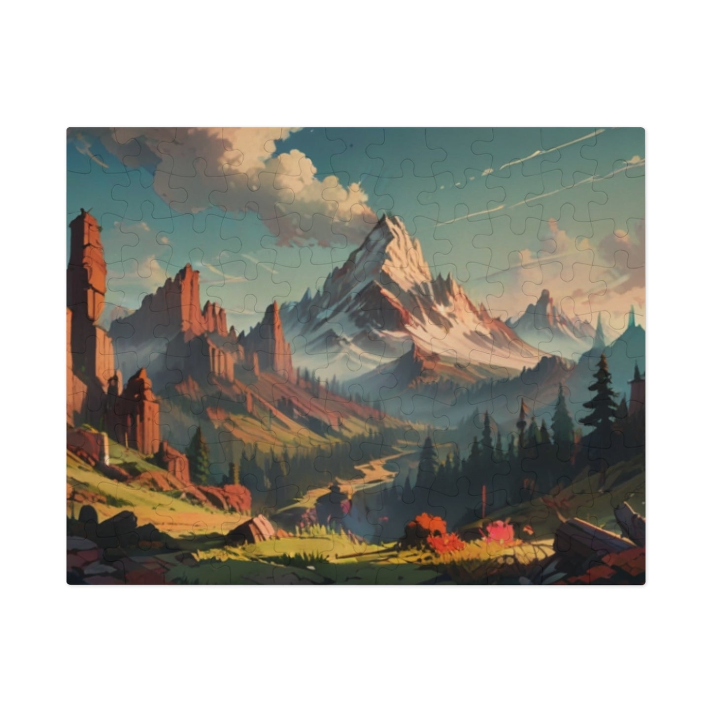 Echoing Mountains Jigsaw Puzzle (30, 110, 252, 500, 1000-Piece)