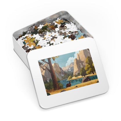 Yosemite Valley View Jigsaw Puzzle (252, 500, 1000-Piece)