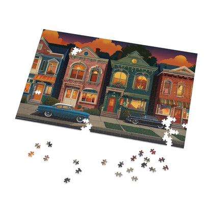 Twilight Townscape Jigsaw Puzzle (252, 500, 1000-Piece)