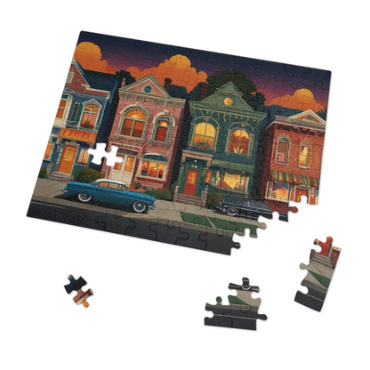 Twilight Townscape Jigsaw Puzzle (252, 500, 1000-Piece)