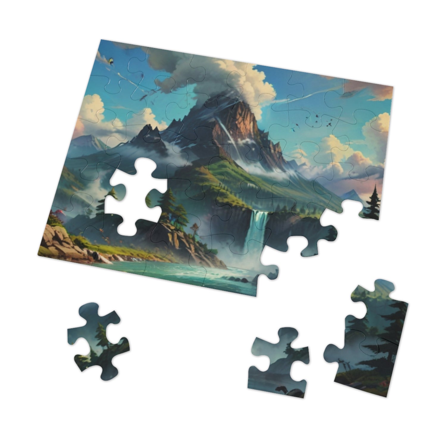 Skyfall Peaks Jigsaw Puzzle (30, 110, 252, 500, 1000-Piece)