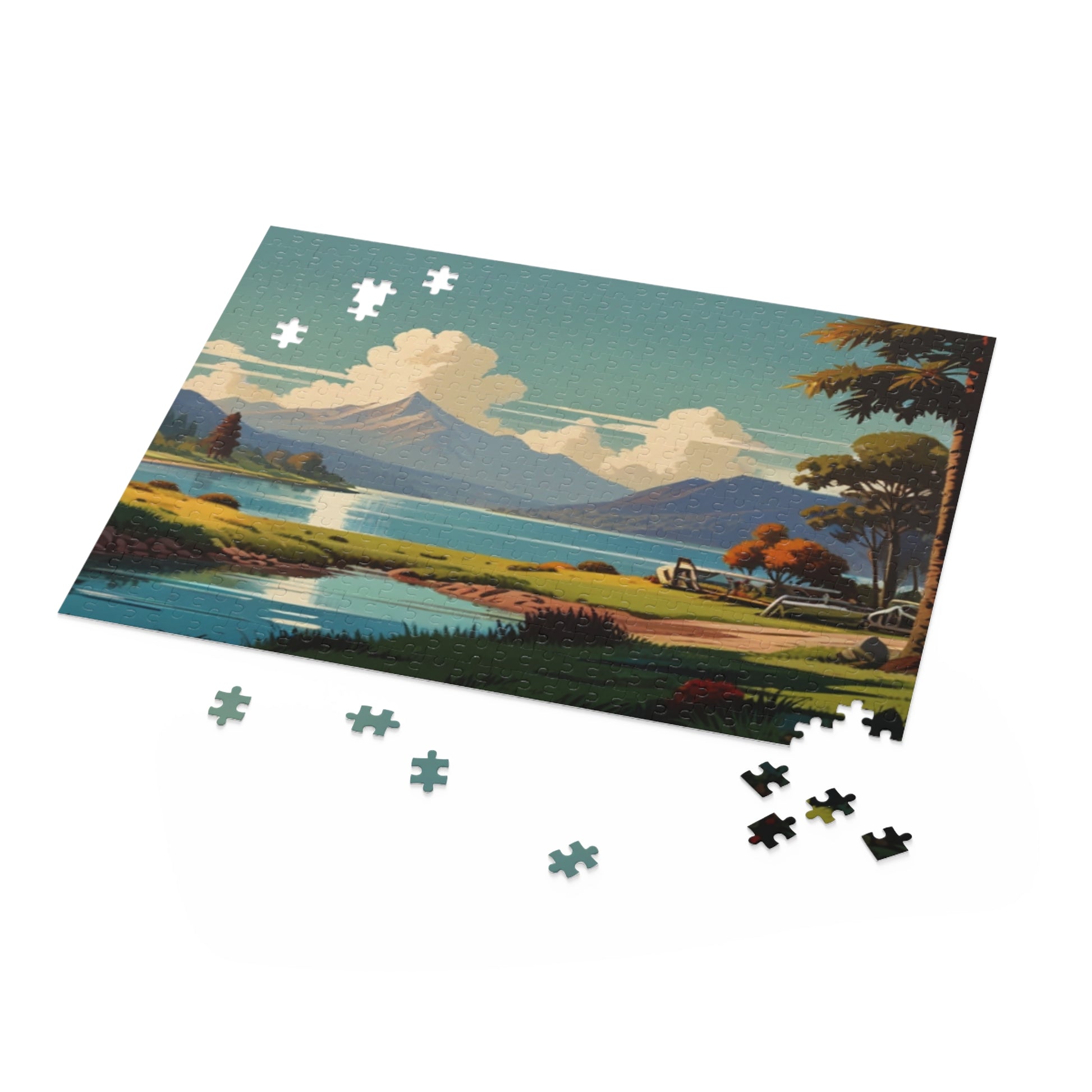 Lakeside Leisure Jigsaw Puzzle (120, 252, 500-Piece) 